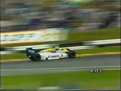 Gran Premio d'Europa 1985: Intervista a N. Piquet e ritiro di Alboreto