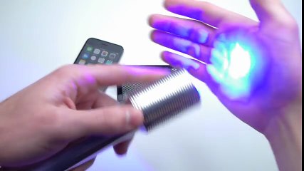 Drawing on an iPhone 6S with a Laser