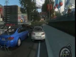 Need for speed pro street PS3 ingame