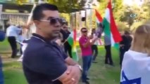 Kürt Asıllı Yahudiler ABD'nin Kudüs Konsolosluğu Önünde Gösteri Yaptı