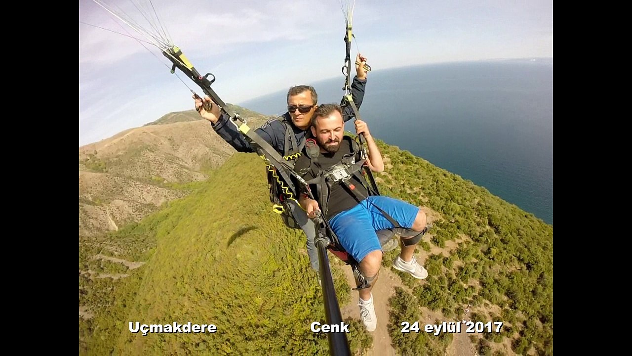 Tekirdağ da Ymaç Paraşütü Uçuşları