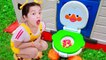 Bad Baby Learn Colors with Candy in Toilet Johny Johny YES Papa Babies songs Nursery Rhymes for kids