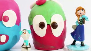 Shopkins and Elsa Opening Surprise Eggs