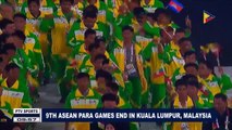 SPORTS NEWS: 9th ASEAN Para Games end in Kuala Lumpur, Malaysia