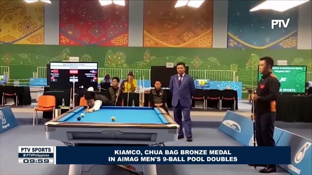 SPORTS NEWS: Kiamco, Chua bag bronze medal in AIMAG Men's 9-Ball Pool doubles