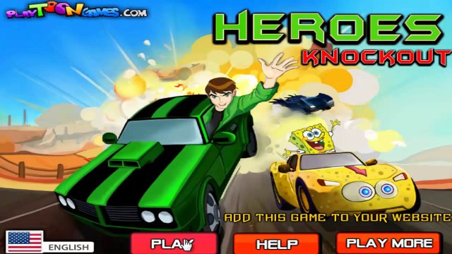 لعبة سباق سيارات بن تن ضد سبونج بوب