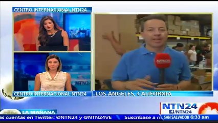 Centros de acopio en Los Ángeles reciben donaciones para damnificados por sismo en México