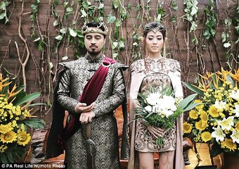 Böyle Düğün Görülmedi! Gelin Elf, Damat Game of Thrones Kralı Oldu