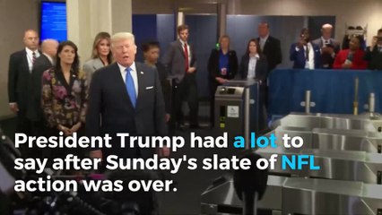 Trump blasts NFL protests: Players need to 'respect' the flag