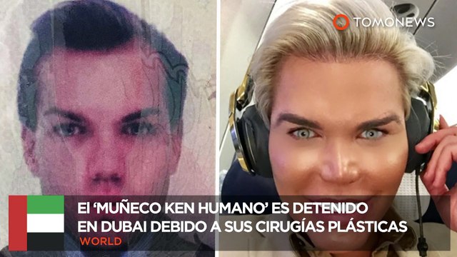 El ‘muñeco Ken humano’ es detenido en Dubai por no verse como en la foto de su pasaporte - TomoNews