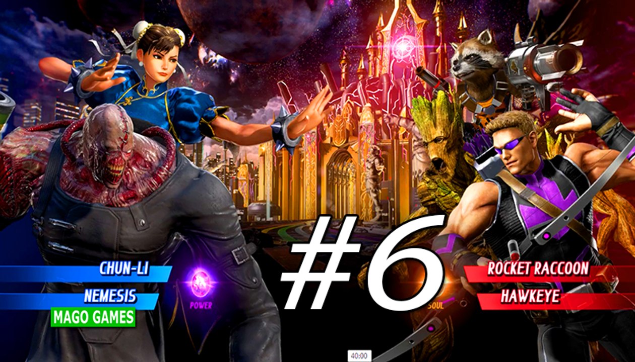 Marvel VS Capcom Infinite ChunLi Rocket Raccoon Nemesis Golpes Especiais