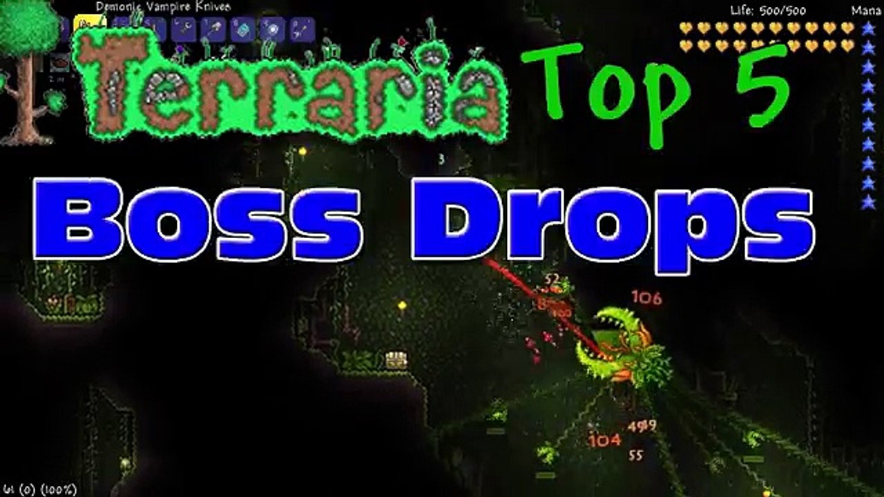 Terraria Top 5 Boss Drops | Terraria Countdown