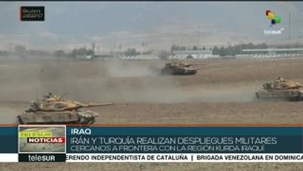 Despliegan Turquía e Irán a tropas a la región kurda