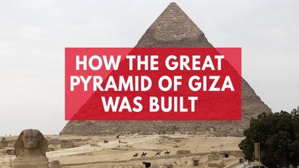 Secret of how Great Pyramid of Giza was built revealed