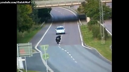 GHOST RIDER VS SWEDISH POLICE - SOLLENTUNA