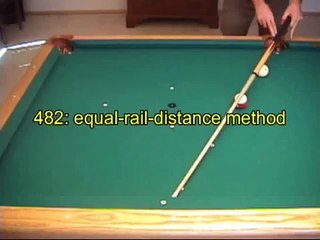 Pool bank and kick shot terminology and aiming systems, from VEPS IV (NV B.81)