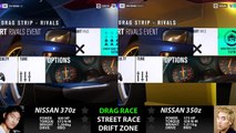 Forza Horizon 3 370z VS 350z! Best Car Battle! Drift Drag and Street Race Head To Head! Race Wars #1