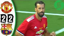 Manchester United Legends vs Barcelona Legends 2-2 - Highlights & Goals - 02 September 2017