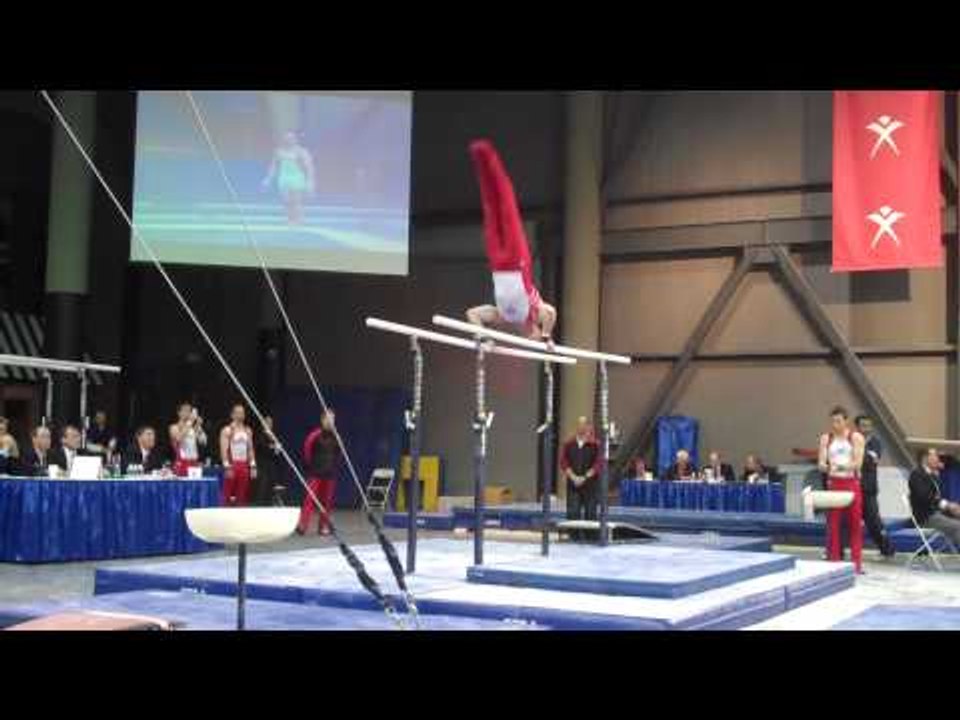 Tyler Croteau - Parallel Bars - 2010 Winter Cup - Day 1