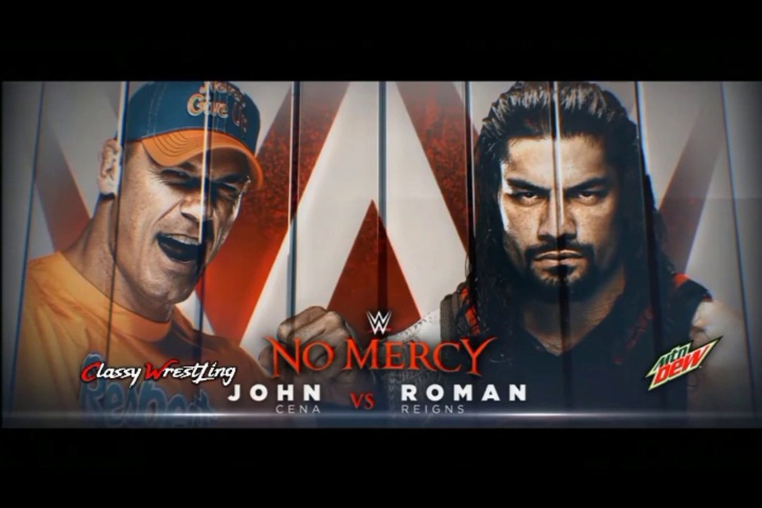 WWE No Mercy 2017 - John Cena vs Roman Reigns