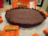 How to Make a Giant Reeses Peanut Butter Cup | Giant Homemade Peanut Butter Cup Candy Bar