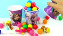 FROZEN Bubble Gum Surprise Cups Sofia the First FashEms Paw Patrol Shopkins Surprise Toys