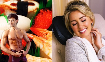 BEST SHIATSU MASSAGE PILLOW & HIGH PROTEIN FOODS | Fit Now with Basedow