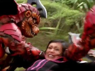 Power Rangers Operation Overdrive - Kick into Overdrive - First Team Morph and Rescue Mission