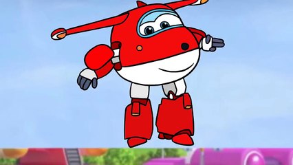 Learn Colors. 출동! 슈퍼윙스 Super Wings. Cartoon. How to Draw Jett.