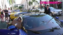 Tyga Is Asked About Kylie Jenner & Travis Scott's Pregnancy While In A Bugatti On Rodeo Drive