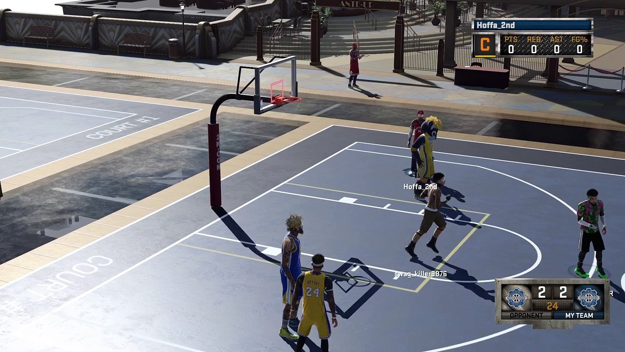 NBA 2K16     Pg vs C