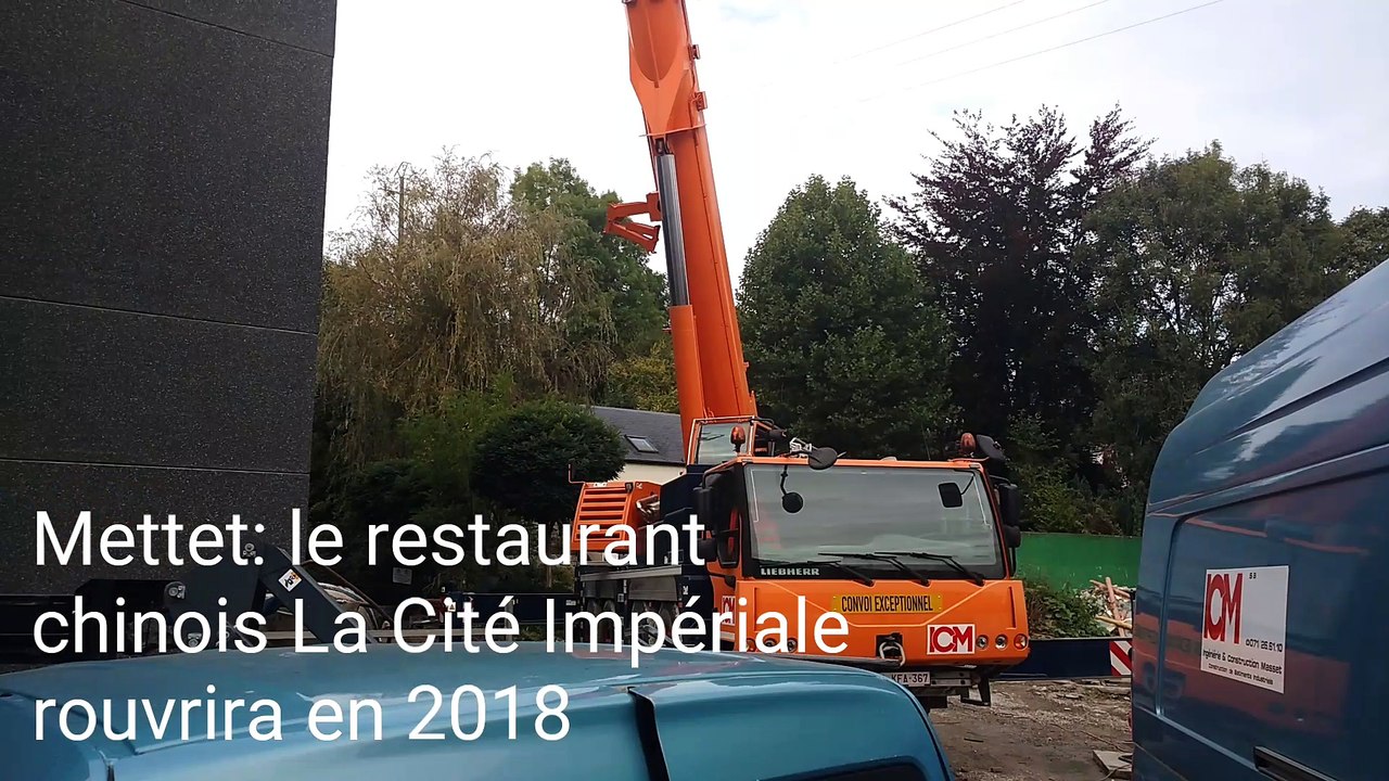 Mettet : le restaurant chinois « La Cité Impériale » en pleine reconstruction
