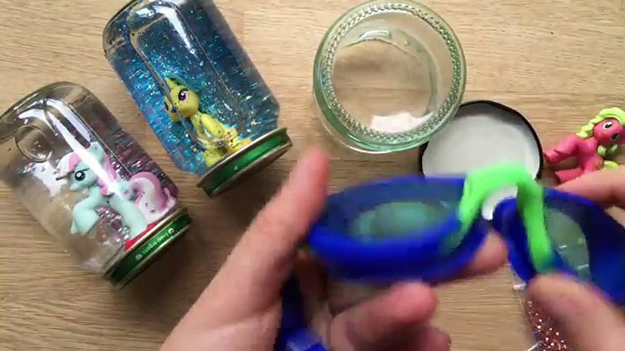 DIY Snowglobes (My Little Pony or other Surprise Bag Toys)