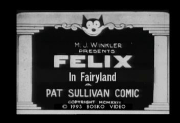 Felix The Cat: Felix In Fairyland (1923)