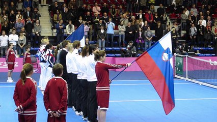 Interview A.Fusai Fed Cup France/Slovénie 2012