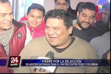 Perú vs. Colombia: en menos de una hora se agotaron las entradas en preventa