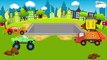 Cars Cartoon - Fire Trucks for Children - Crane for Kids - Monster Trucks Cartoons for Children