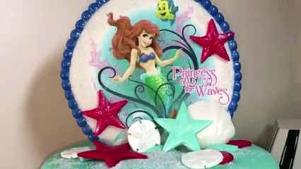 The Little Mermaid Fondant Cake