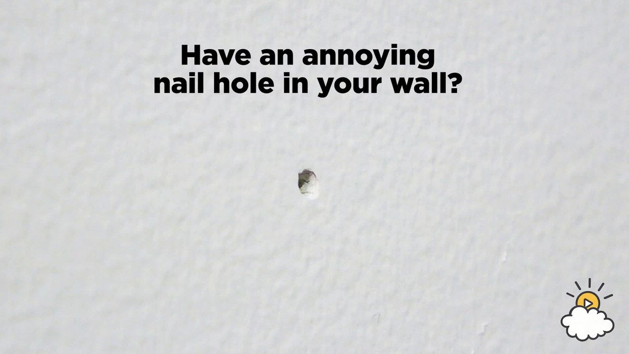 Fill In Annoying Holes In Your Wall Using An Ordinary Crayon