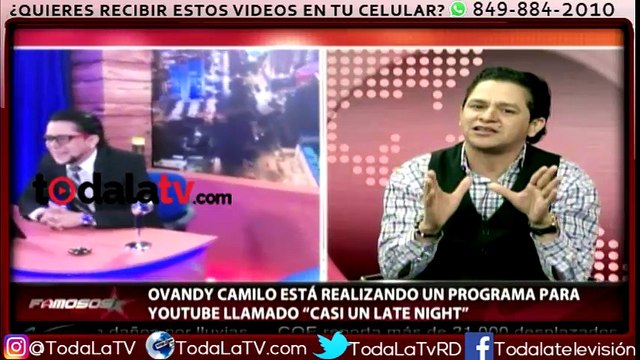 Ovandy Camilo explica porque no lleva su proyecto Casi Un Late Night ala tv local-Famosos Inside-Video