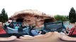 Disneyland Radiator Springs Racers 360 degree point of view (POV) . Cars Land, Ricoh Theta360 -