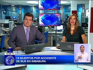 Heridos y fallecidos en accidente de Otavalo