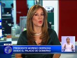 Presidente Moreno despacha desde el Palacio de Gobierno