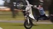 Guy Loses Control Of Motorbike On Grass And Ends Up Flying