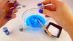 Como fazer Amoeba da Frozen Azul Make Colors Pearl Slime Clay DIY Foam Clay Glitter Slime Toy Frozen