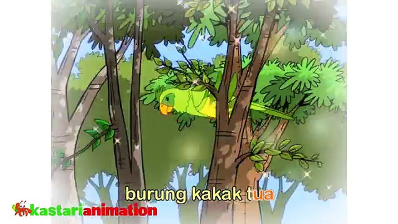 Burung Kakak Tua Taman Kanak Kanak Bentuk Dan Warna Medley