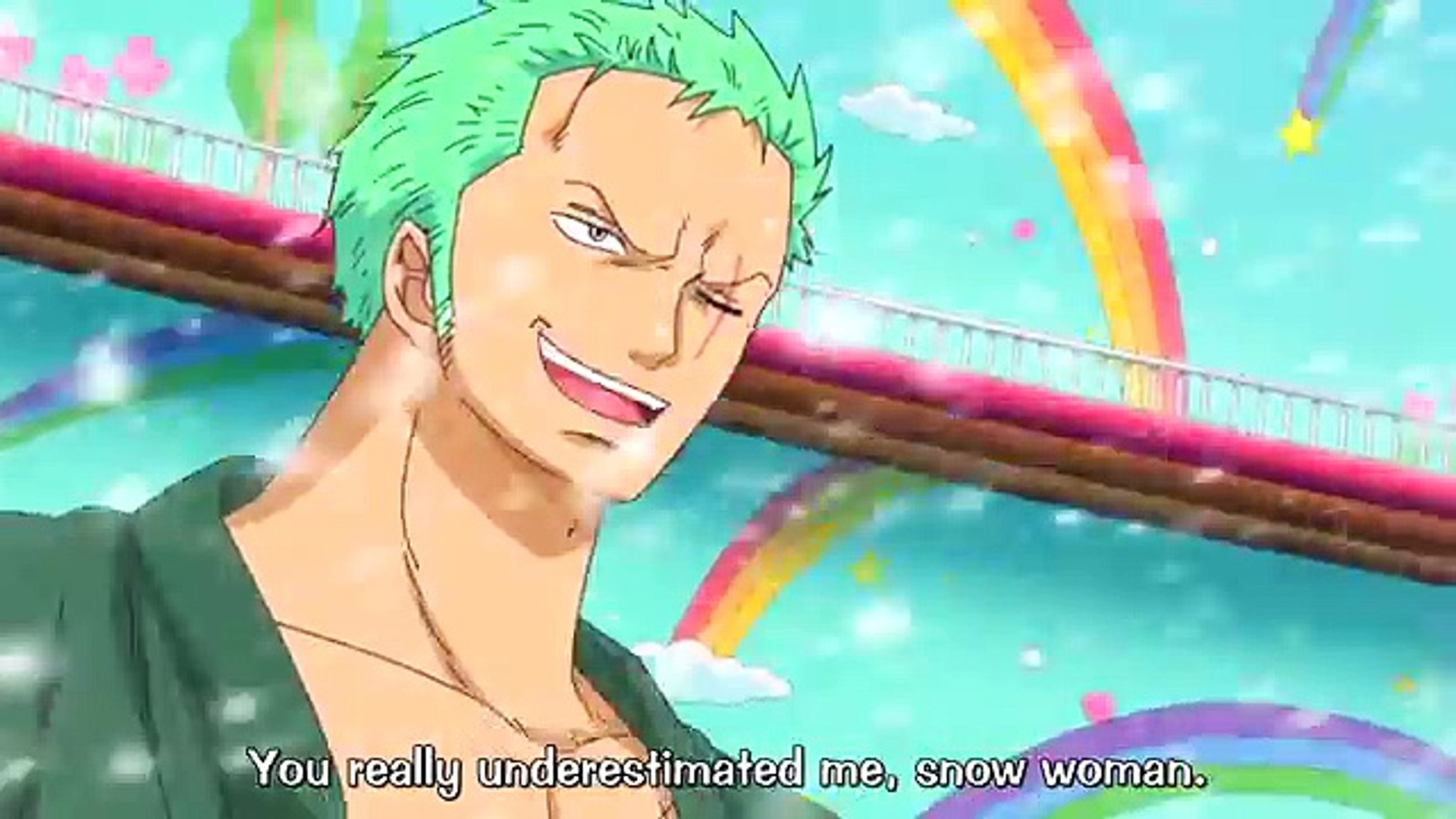 Zoro Cuts Kaido One Piece Episode 1018