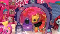 My Little Pony Unboxing Sunset Shimmer Through The Mirror, with Play Doh Sunglasses and Spike