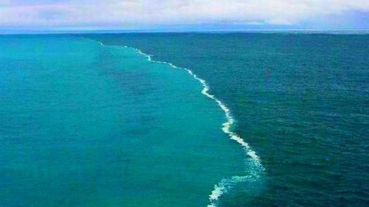 Kuran Mucizesi Birbirine Karışmayan İki Deniz Atlantic and Pacific Ocean meet at the point