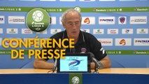 Conférence de presse Clermont Foot - RC Lens (1-0) : Pascal GASTIEN (CF63) - Eric SIKORA (RCL) - 2017/2018